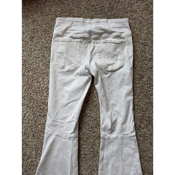 FREE PEOPLE White Flare Woman's Jeans/Pants size 28 - Picture 6 of 10